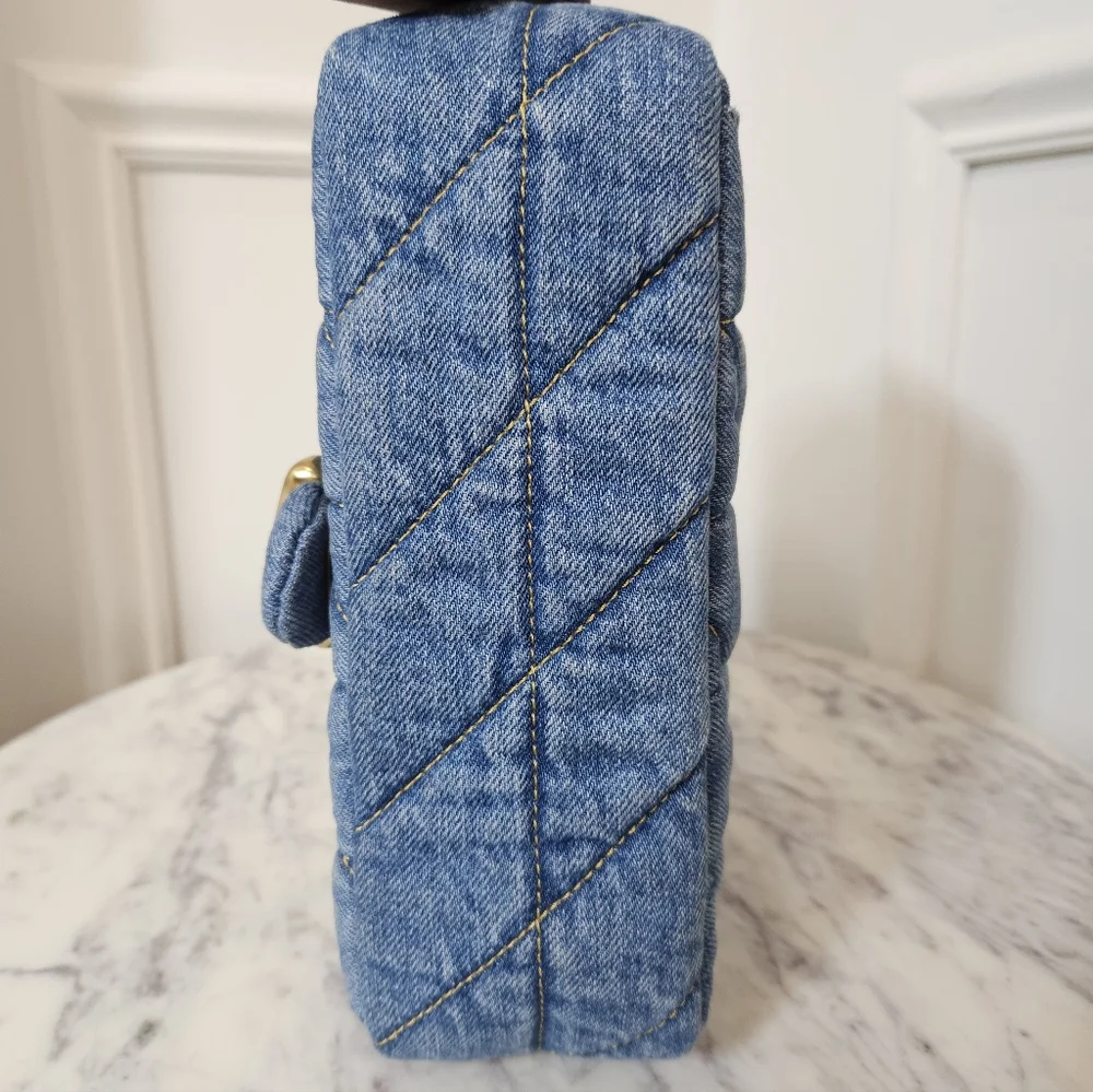 Coach Quilted Denim Tabby 20 - Picture 5 of 9